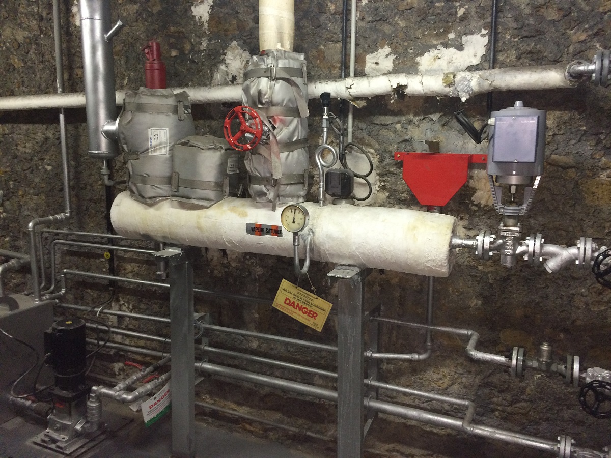 Audit spécifique de sous-station avec chauffage collectif vapeur basse pression